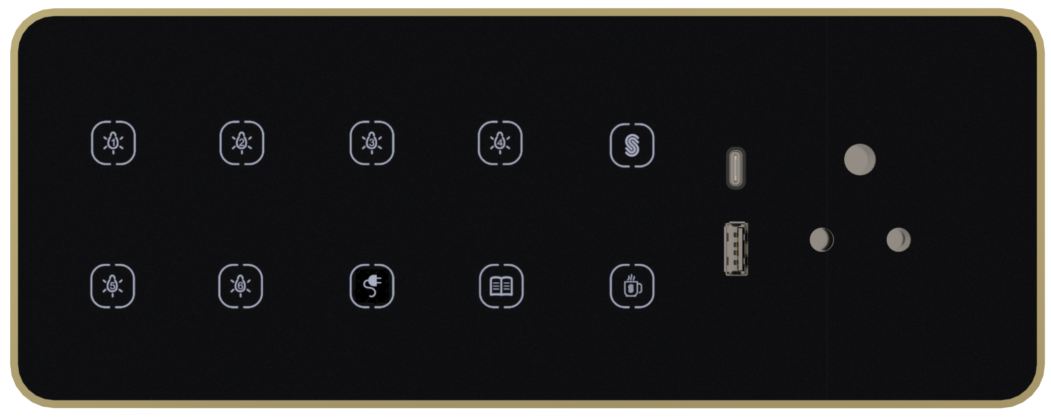 8-module touch panel