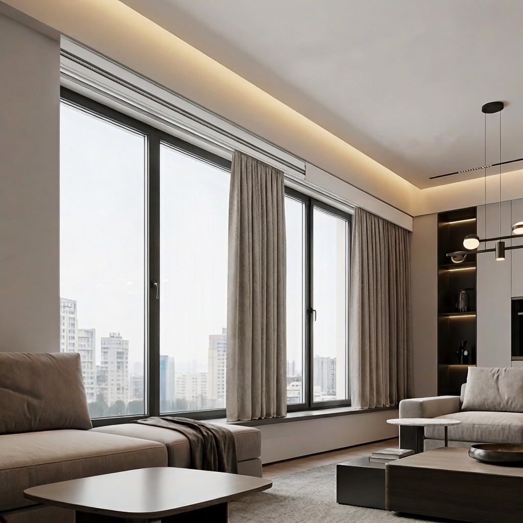 Skroman automated smart curtain system